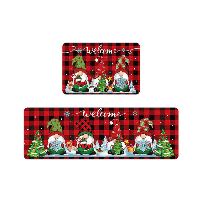 Festive Christmas Decorative Door Mat Doorway Foot Mat