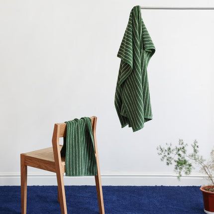 Pure Cotton Simple Striped Towel Two-color Bathroom Absorbent