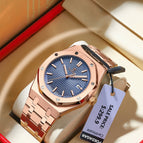 Rose Gold Blue Surface