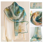Light Green Lotus / 42x160cm