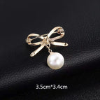 16 Bow Pearl Pin