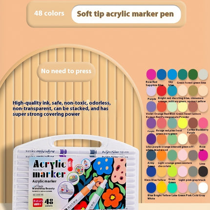 Sagtepunt Akrielmerkerpenpak
