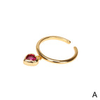 RG0692 Rose Red Diamond / Adjustable Opening