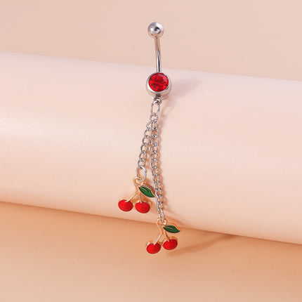Kersie Naeltjie Piercing Spotprent Persoonlikheid Oulik En Elegant