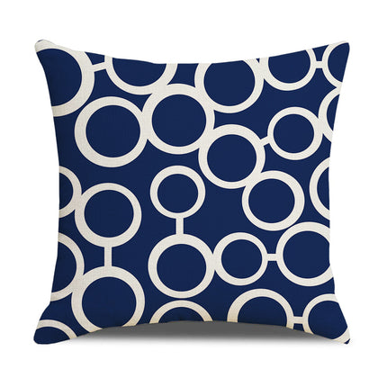 Oorgrens-kussingsloop Eenvoudige Geometrie Warmverkope Linne Kussingsloop Sofa Kussing Huishoudelike Items
