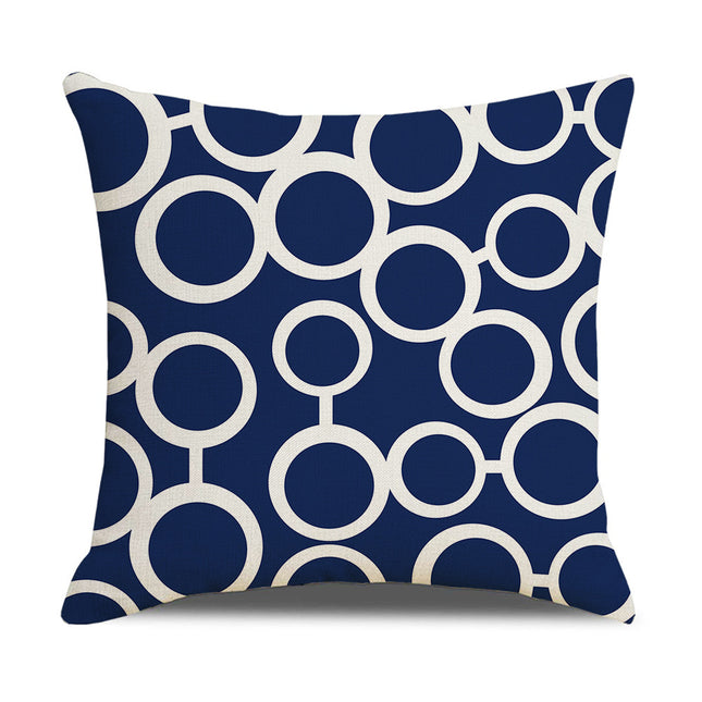 Oorgrens-kussingsloop Eenvoudige Geometrie Warmverkope Linne Kussingsloop Sofa Kussing Huishoudelike Items