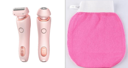 2-in-1 Haarverwyderaar-epileerder USB Herlaaibare Trimmer Vroue Liggaamsskeermasjien Gesig Been Onderarm Bikini Hand Skaamhaarskeerder Haarverwyderaar