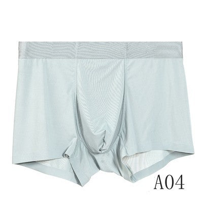 Men's Fashion Ultra-thin Summer Ice Silk Underwear