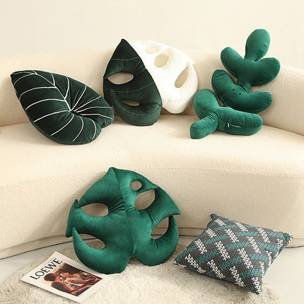 Groen Plant Kussing Huis Filodendron