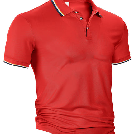 Summer Loose Lapels Short Sleeve Men