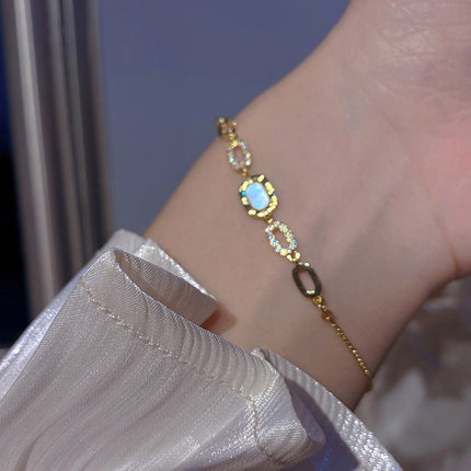 Elegant Light-luxury Zircon Bracelet For Women