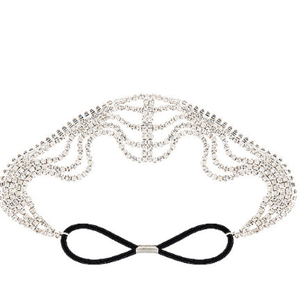 Flits Diamant Strass Rekbare Haarband Haarbykomstighede Vyf Rye Diamante