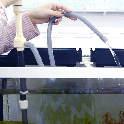 1 Set Multifunctional Electric Aquarium Gravel Cleaner Kit Length Adjustable Automatic Fish Tank Vacuum Cleaner Change Water Wash Sand Filter Dirt Removal