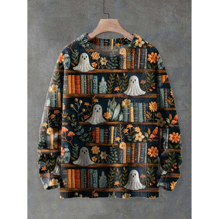 Digital 3D Round Neck Sweater