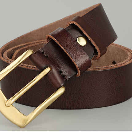 Handmade Casual Trend Men's Belts Cowhide