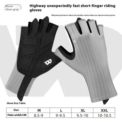 Anti-skid Shock Absorption Breathable Half-finger Gloves For Riding