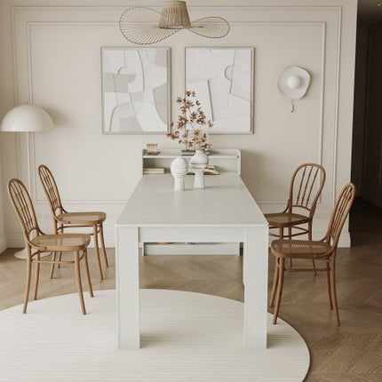 Moderne Uitskuifbare Eetkamertafel Met Berging