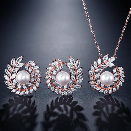 Stel Ornament Versierings Van Kettings Vroulike Temperament
