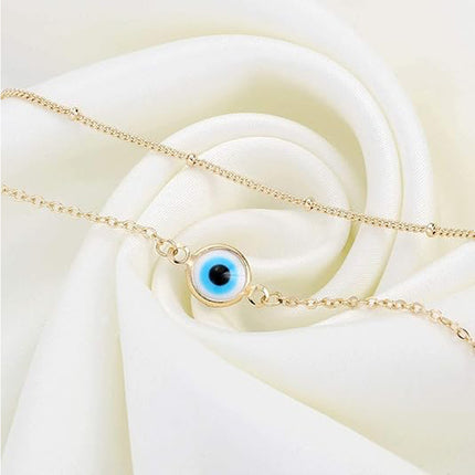 Fyn Goue Armbande Vir Vroue, 14K Goud Gevulde Verstelbare Laag Armband Oulike Ovale Ketting Stafie Goue Armbande Vir Vroue Juweliersware
