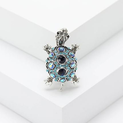 Mode Retro Strass Skilpad Brooch Kreatief