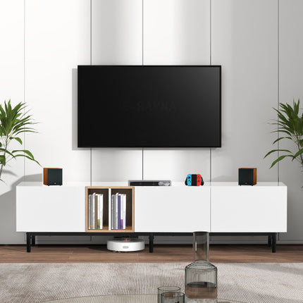 Moderne TV-staander Geskik Vir 80-duim TV Met 3 Deure