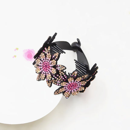 Strass Blom Plaat Haarrek