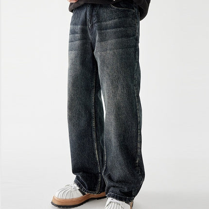 Skinny Long Pants Men's American Mid-waist