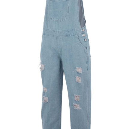 Fashion Men's Sling Denim Romper