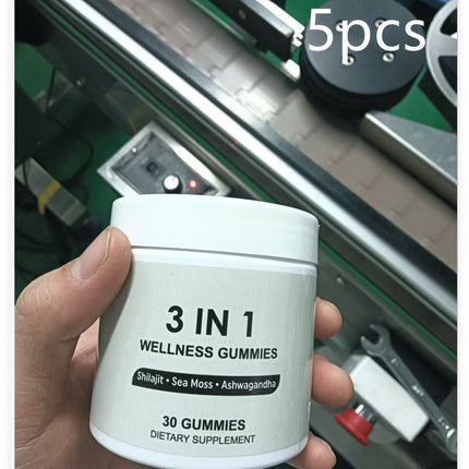 Cured 3 In 1 Gommetjies Cured Shilajit Gommetjies Vir Mans