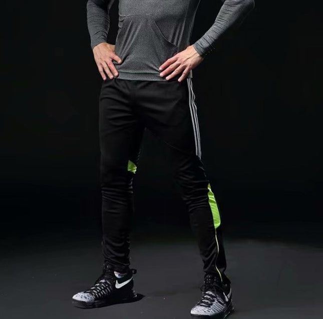 Men's Trousers Closed Thin Section Football Leg Training Fitness Running Quick-drying Pants
