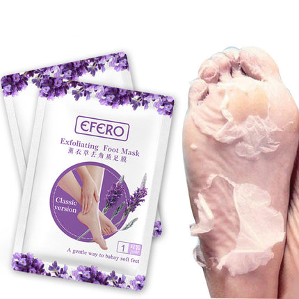 bleek- en bevogtigende voetmasker
