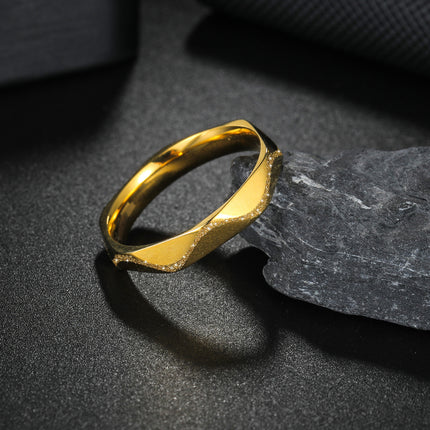 Vroue Roesvrye Staal Juweliersware Armband En Ring