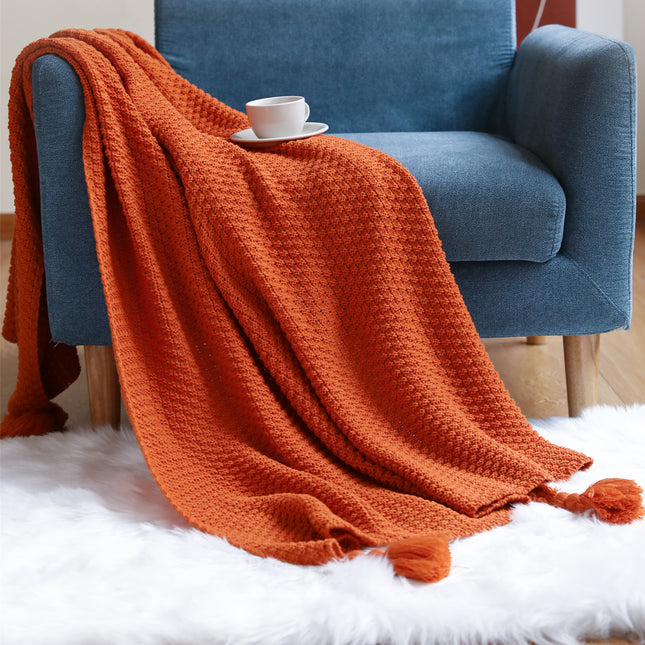 Sofa Gebreide Kantoor Lugversorging Middagete Klein Kombers