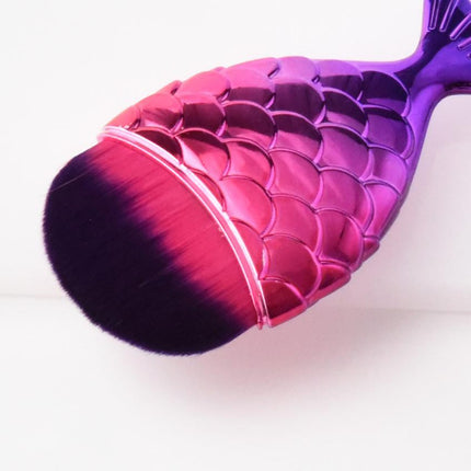 Visgraat Make-up Borsel Visstert Onderste Borsel Poeier Bloosgrimering Skoonheidsmiddels Borsels