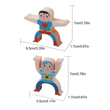 Multiplayer Cartoon Hercules Building Blocks Parent-child Interactive Toy Stacking High Game Balance Plastic Blocks