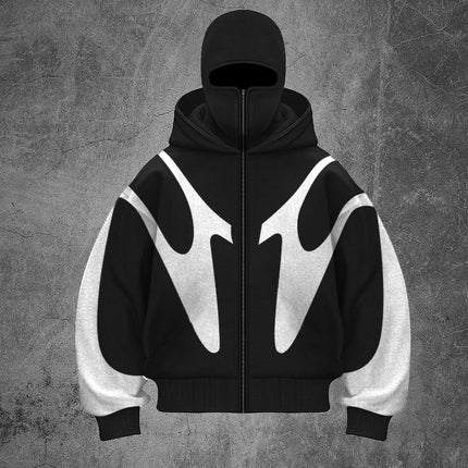 Double Hood Unique Design Hooded Sweater Autumn And Winter Men And Women