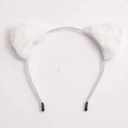 Kitten Ear Headband White