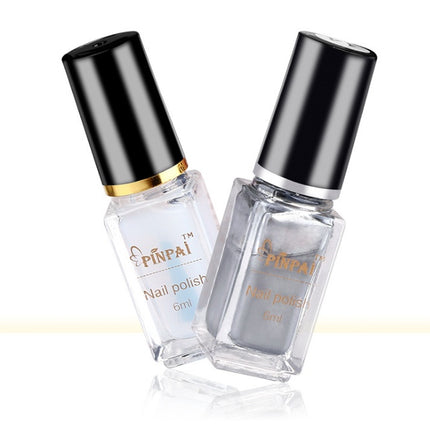 Mirror silver nail polish plating metal mirror silver oil 6ml environmental nail polish factory direct sales