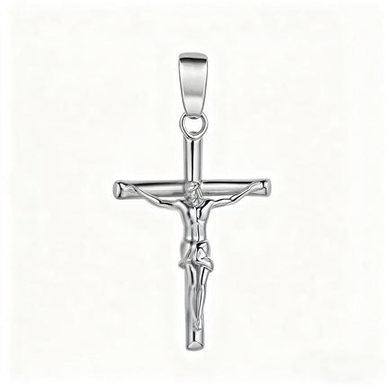 Cross Pendant Necklace Plated With Real Gold, Not Easy To Fade