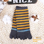 M031 Orange Gray Stripes / Free Size