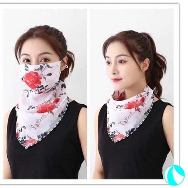 Women's UV Protection Summer Shading Silk Scarf
