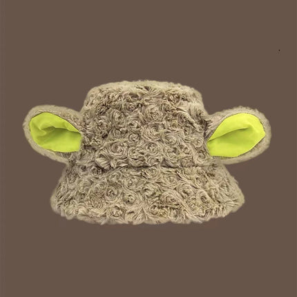 Plush Knitted Warm Ear Protection Woolen Hat
