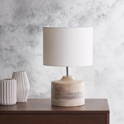 Retro Eenvoudige Dekoratiewe Massiewe Hout Kreatiewe Lampe