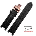 Black / Rose Gold Buckle / 20.11MM