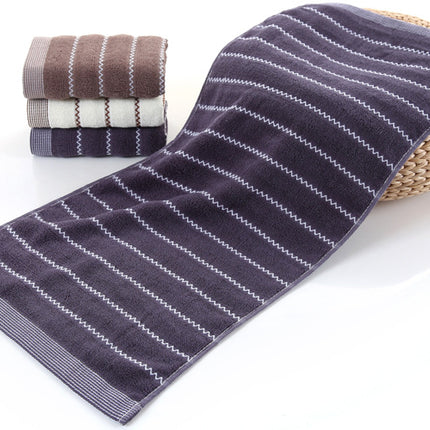 Katoen geborduurde handdoek