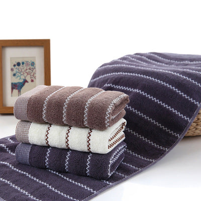 Katoen geborduurde handdoek