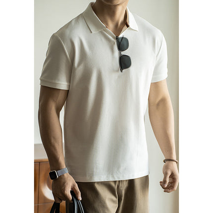 American-style Cotton Breathable Short-sleeved Polo Shirt