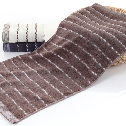 Katoen geborduurde handdoek