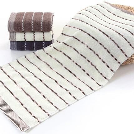 Katoen geborduurde handdoek