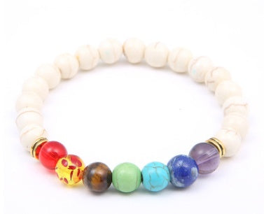Heelal Sterrestelsel Agt Planete Sonnestelsel Voogster Natuursteen Krale Armband